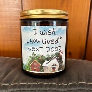 AUELIFE Candle Scented Soy-light powder/floral scent.WISH YOU LIVED NEXT DOOR💕
